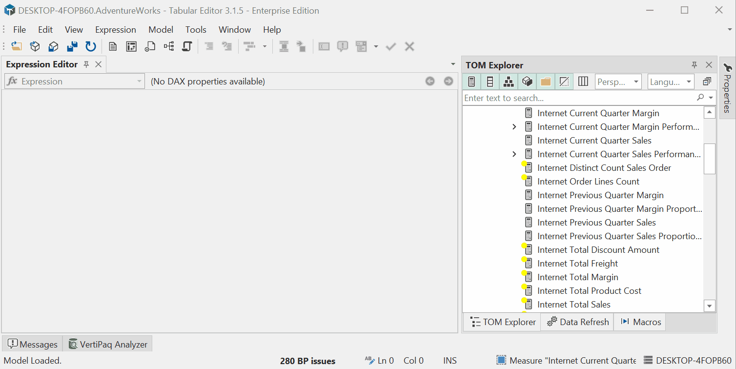 Generate an object reference by dragging