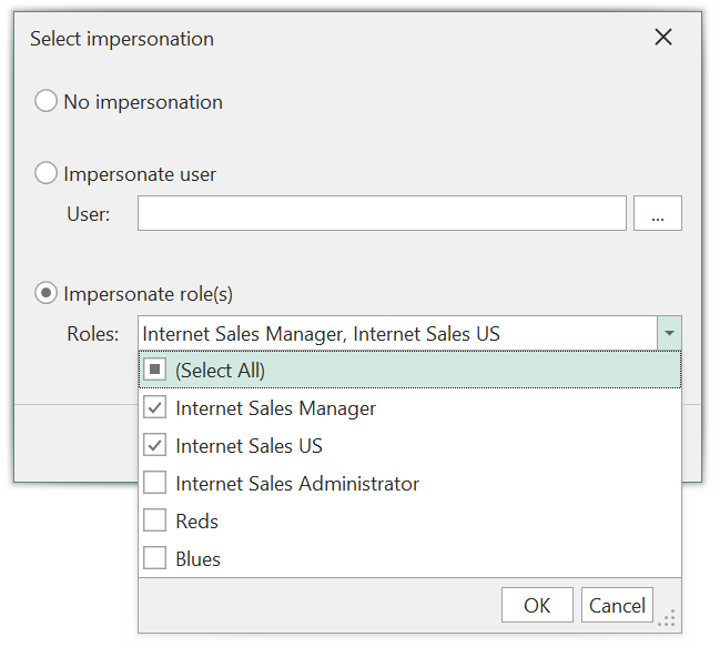 Select Impersonation